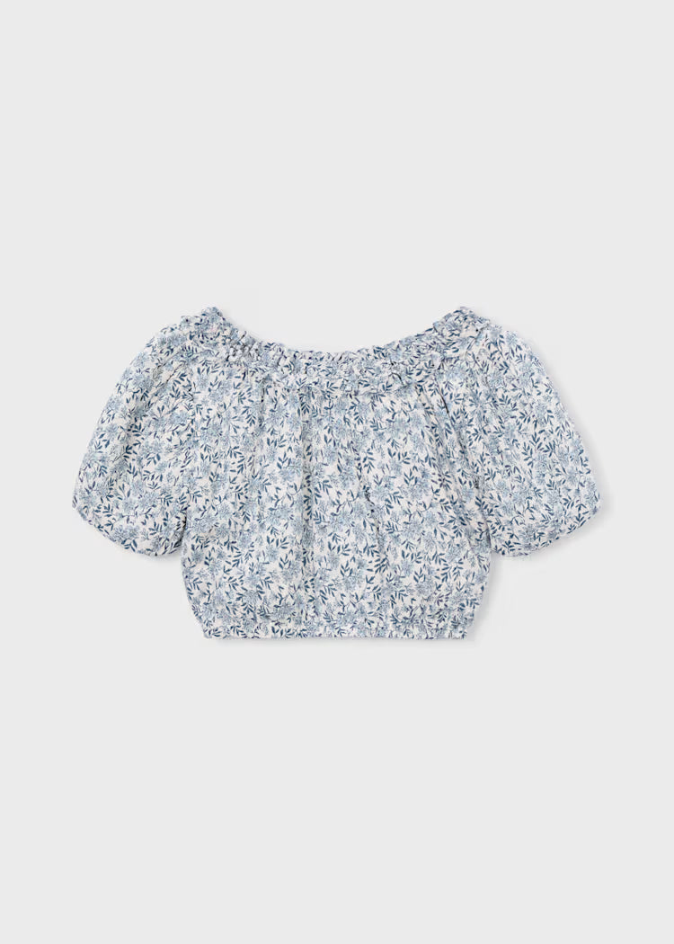 Sky Blue Floral Set