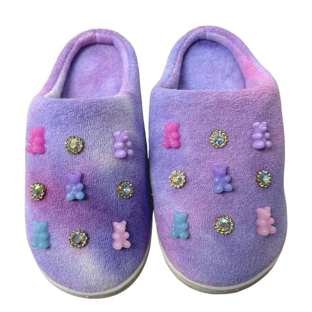 Purple Gummy Bear Slippers
