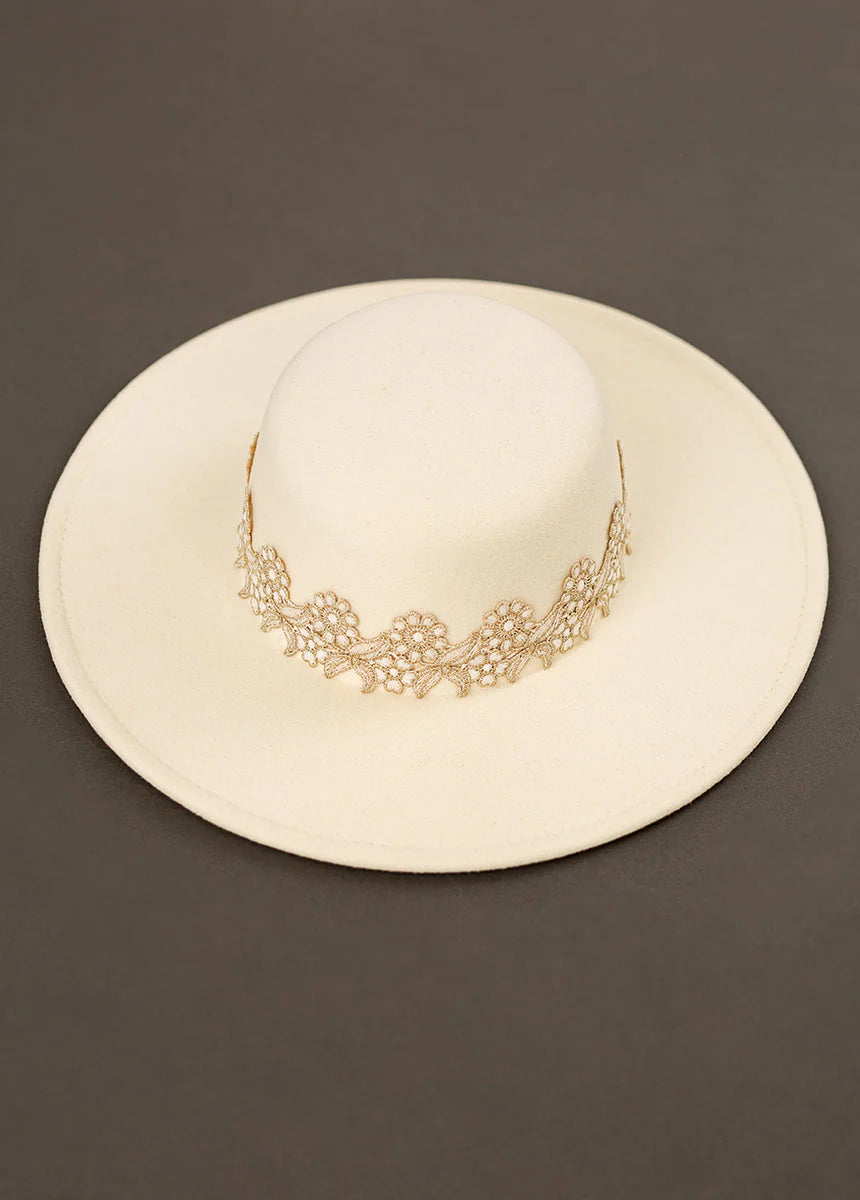 Cream Whimiscal Halo Hat