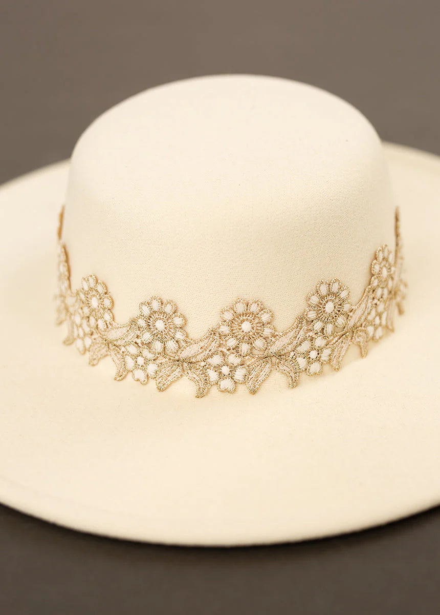 Cream Whimiscal Halo Hat