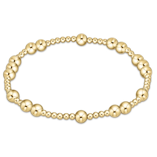Hope Unwritten Dignity 5mm Bead Bracelet - Gold