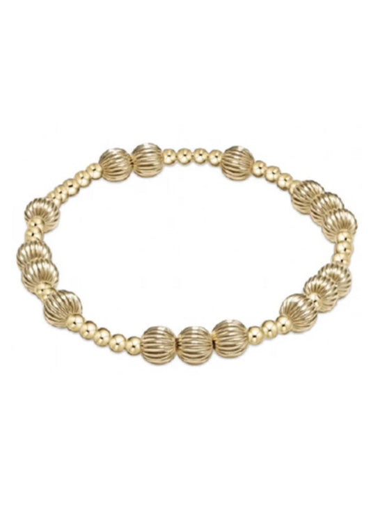 Hope Unwritten Dignity 6mm Bead Bracelet - Gold