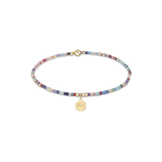 egirl Hope Unwritten Bracelet - Hot Mess - Be You Small Gold Disc