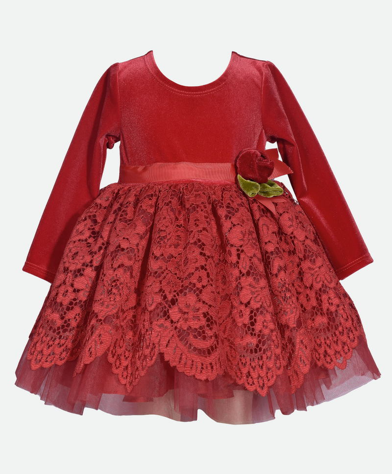 Diana Red Lace Dress