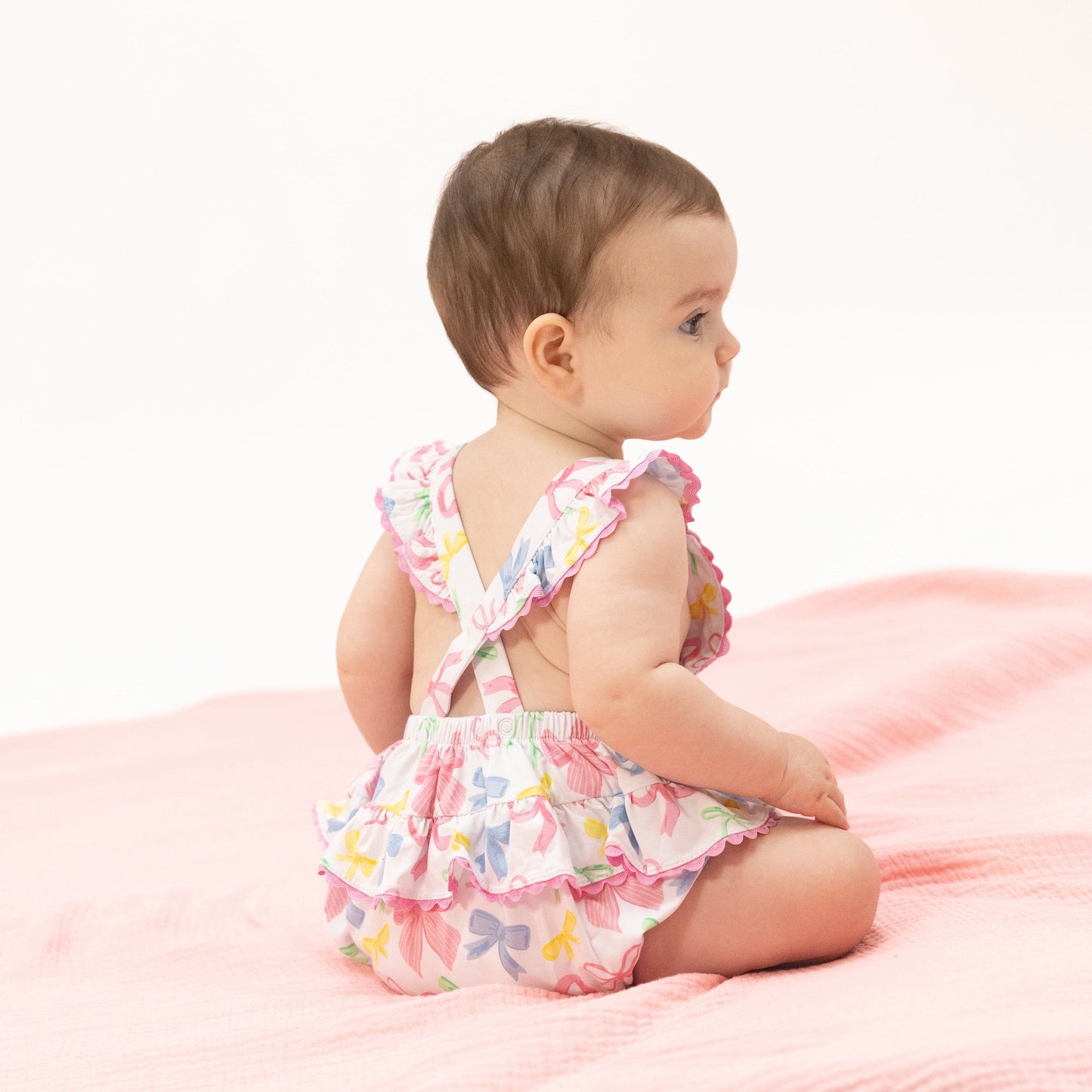 Sweet Bows Ruffle Sunsuit