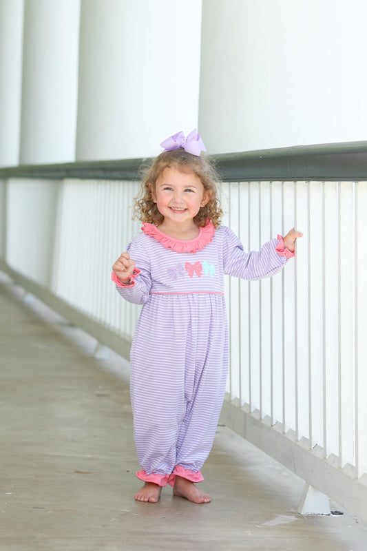 Bows Stripe Romper
