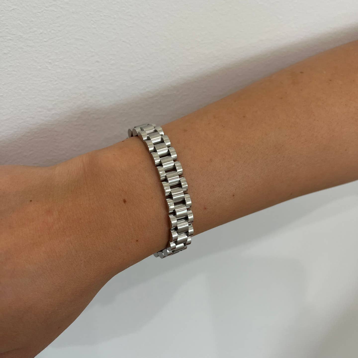 Silver Bradley Watch Link Bracelet