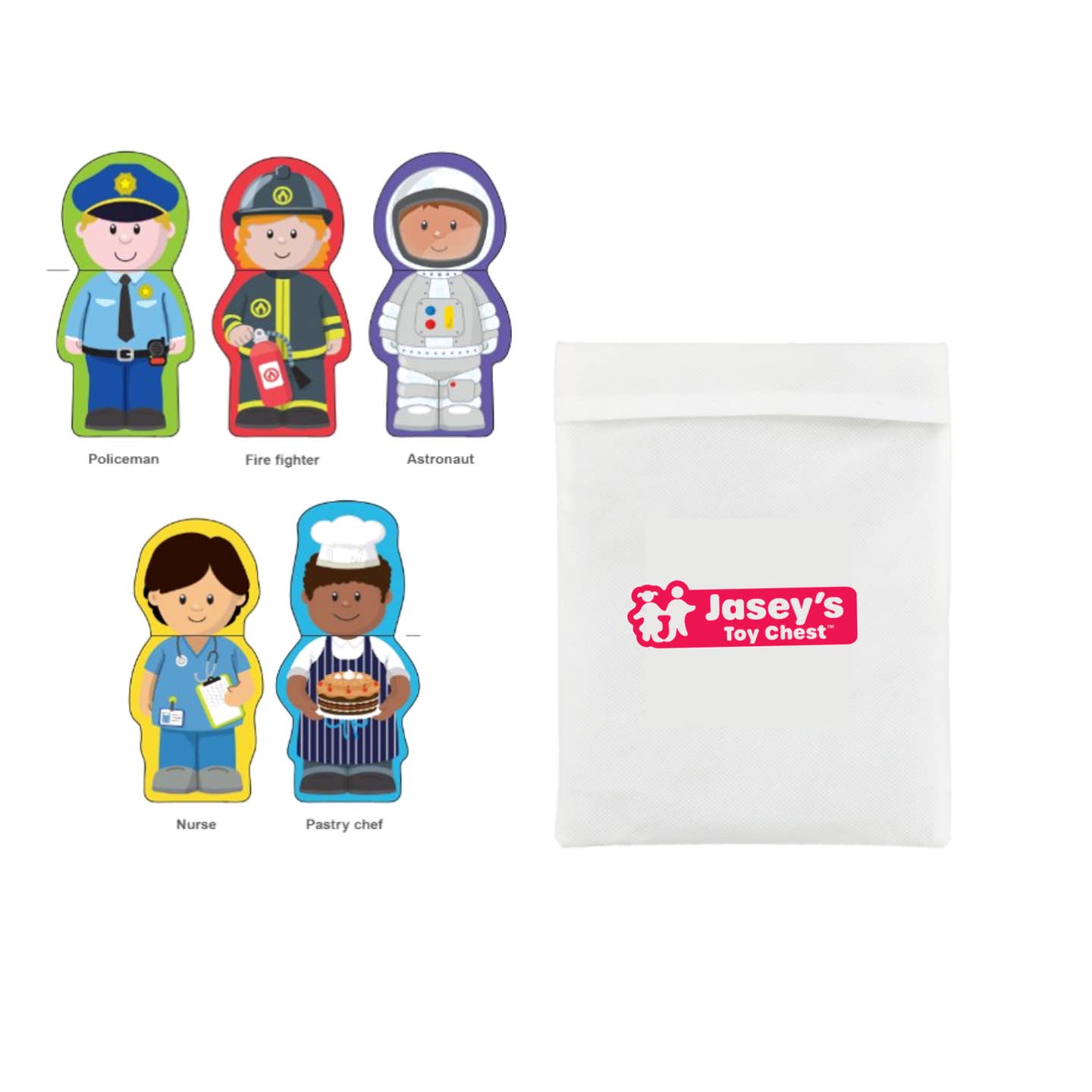 Wooden Magnetic Mix & Match People