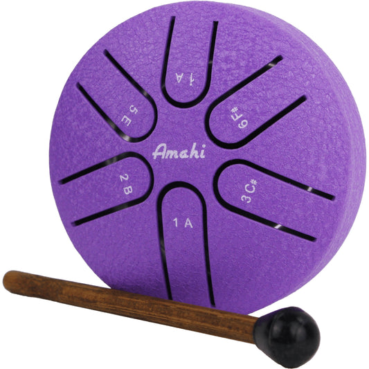 3” Steel Tongue Drum Purple