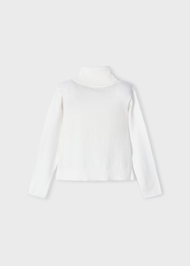 Ecru Turtleneck Top