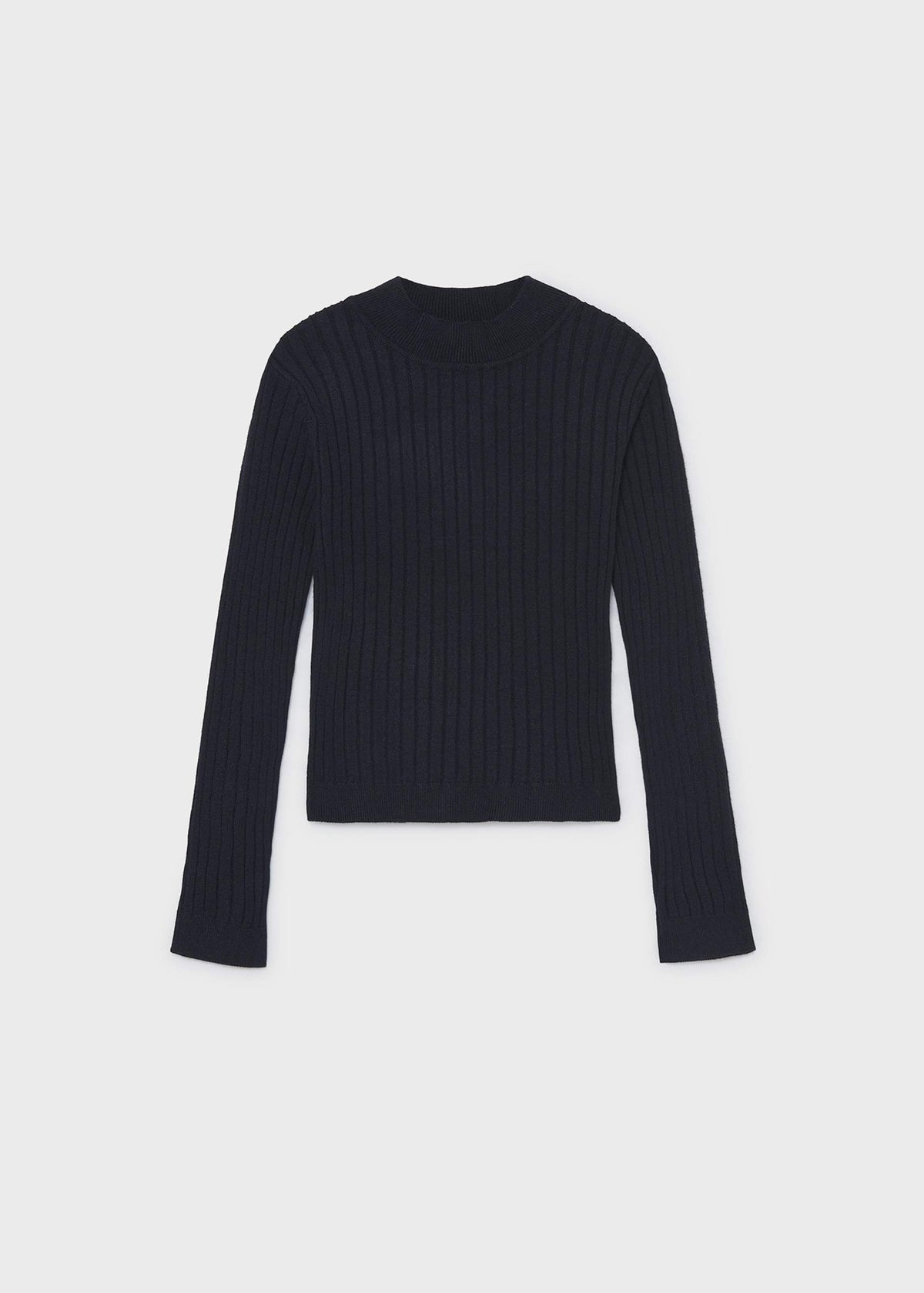 Navy Knit Sweater Top
