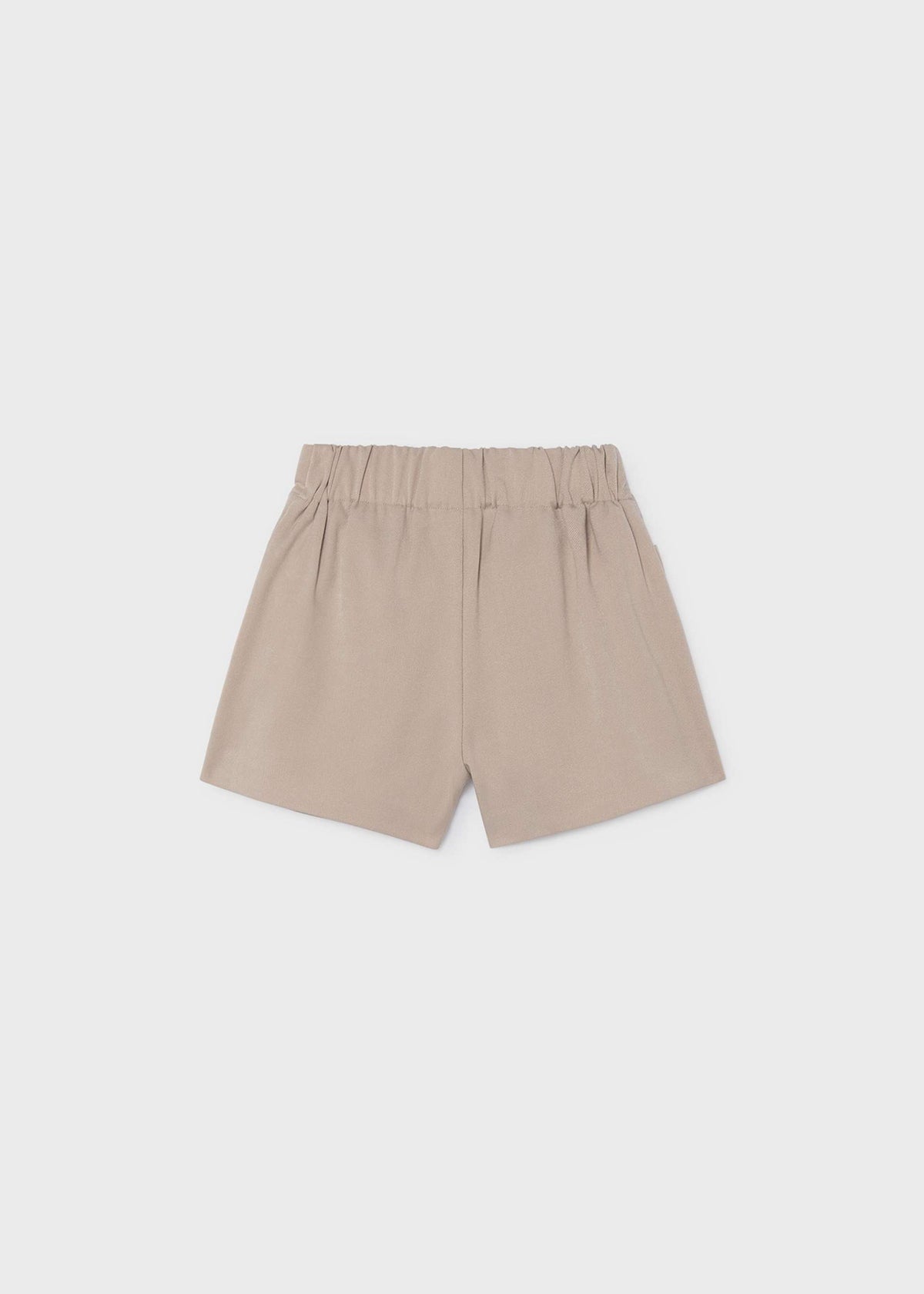 Hazelnut Pleated Cross Short
