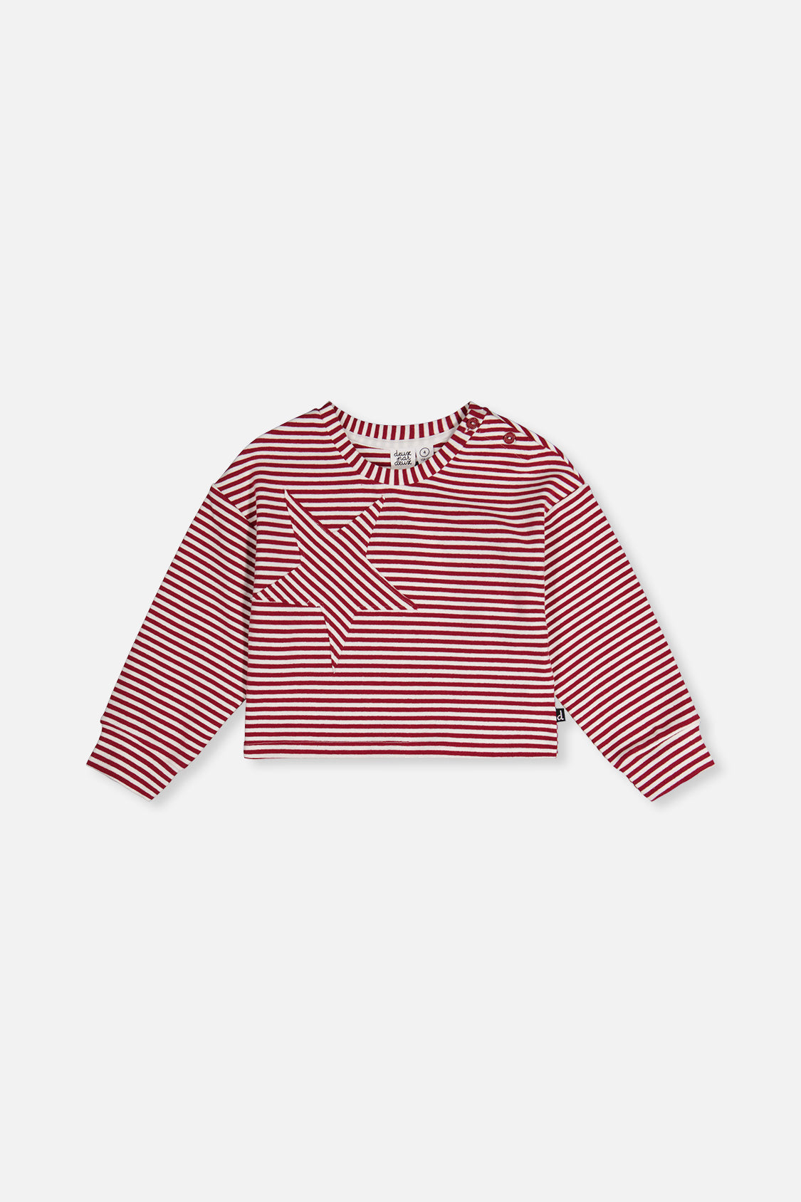 Red Stripe Soft Jersey Top
