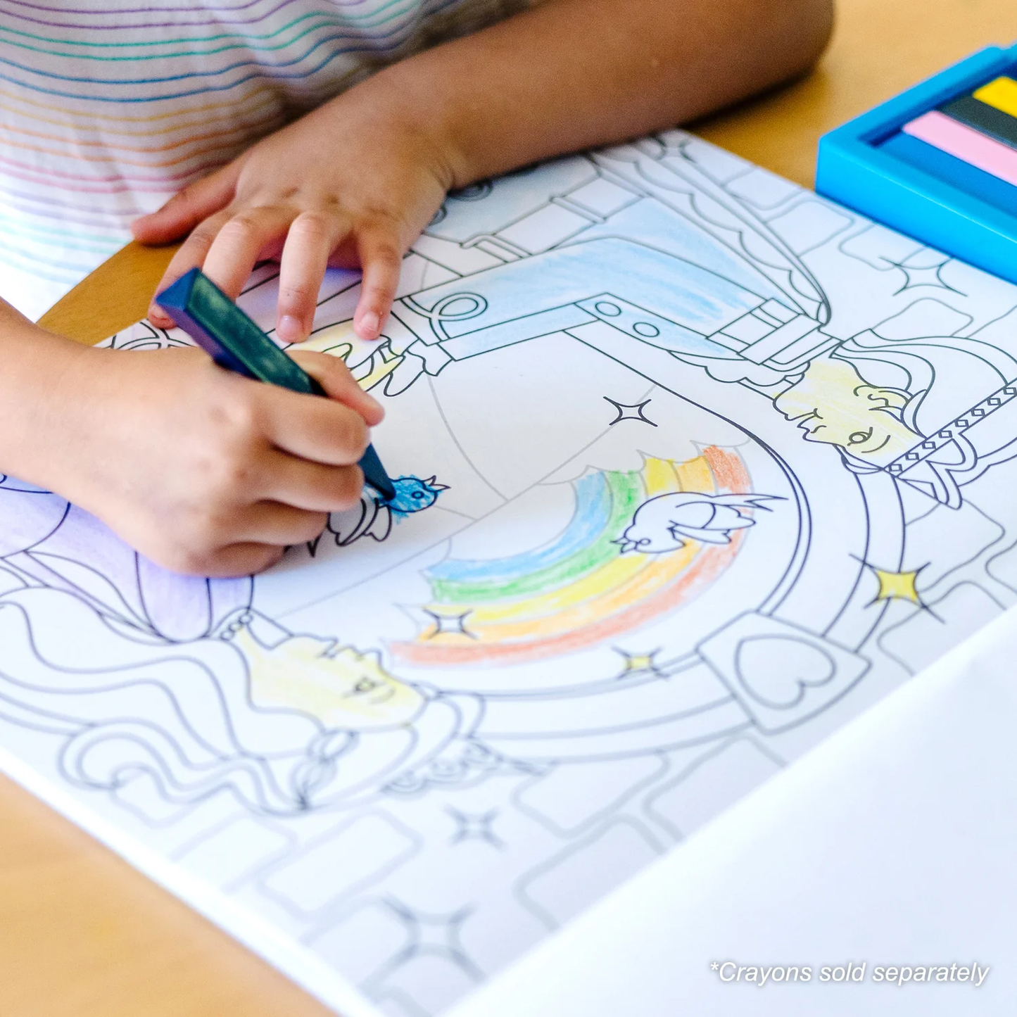 Jumbo Coloring Pad - Pink