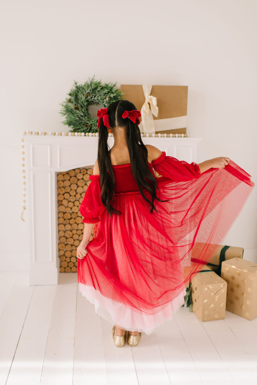 Candy Cane Red Everly Dress