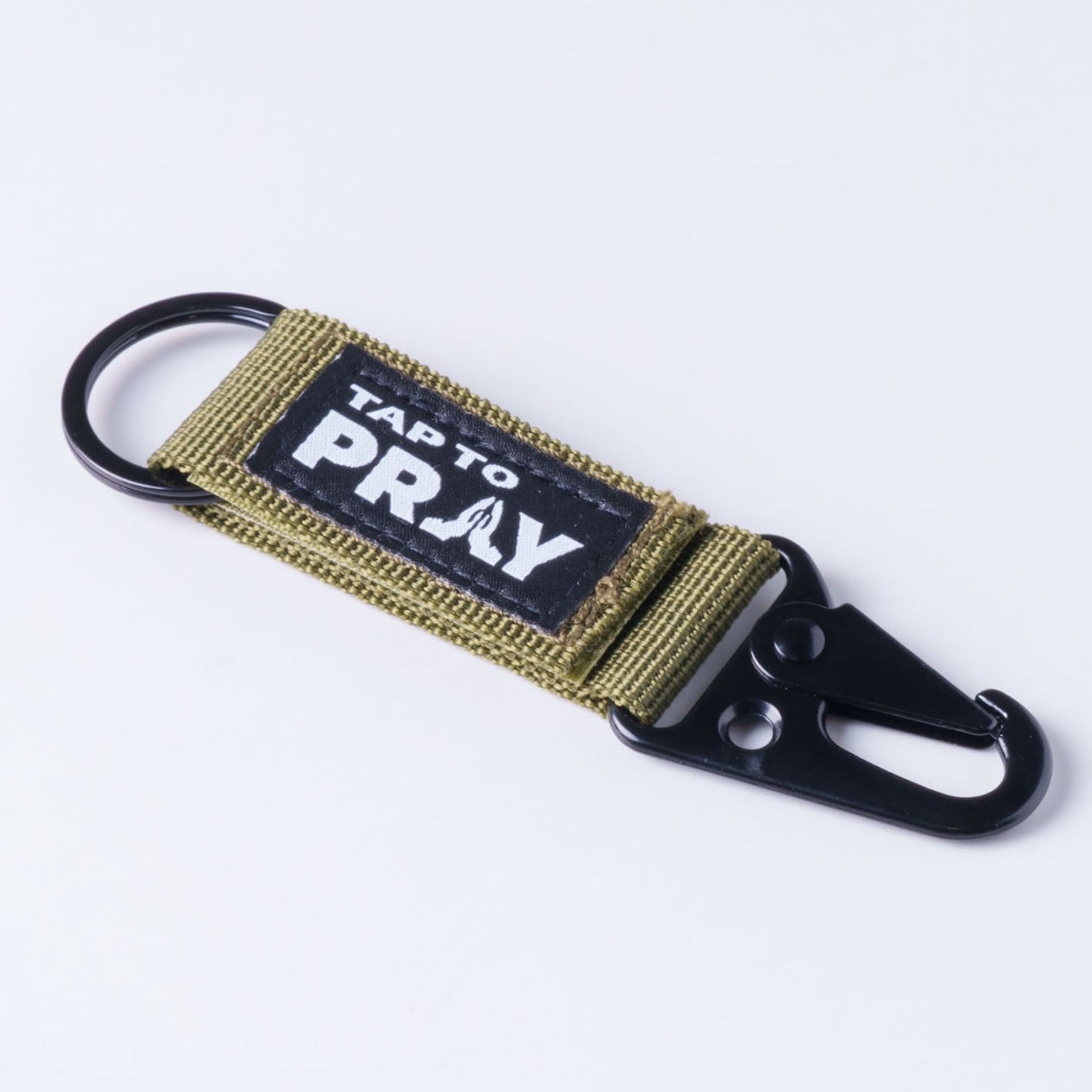 Tap To Pray Tactical Carabiner Keychain