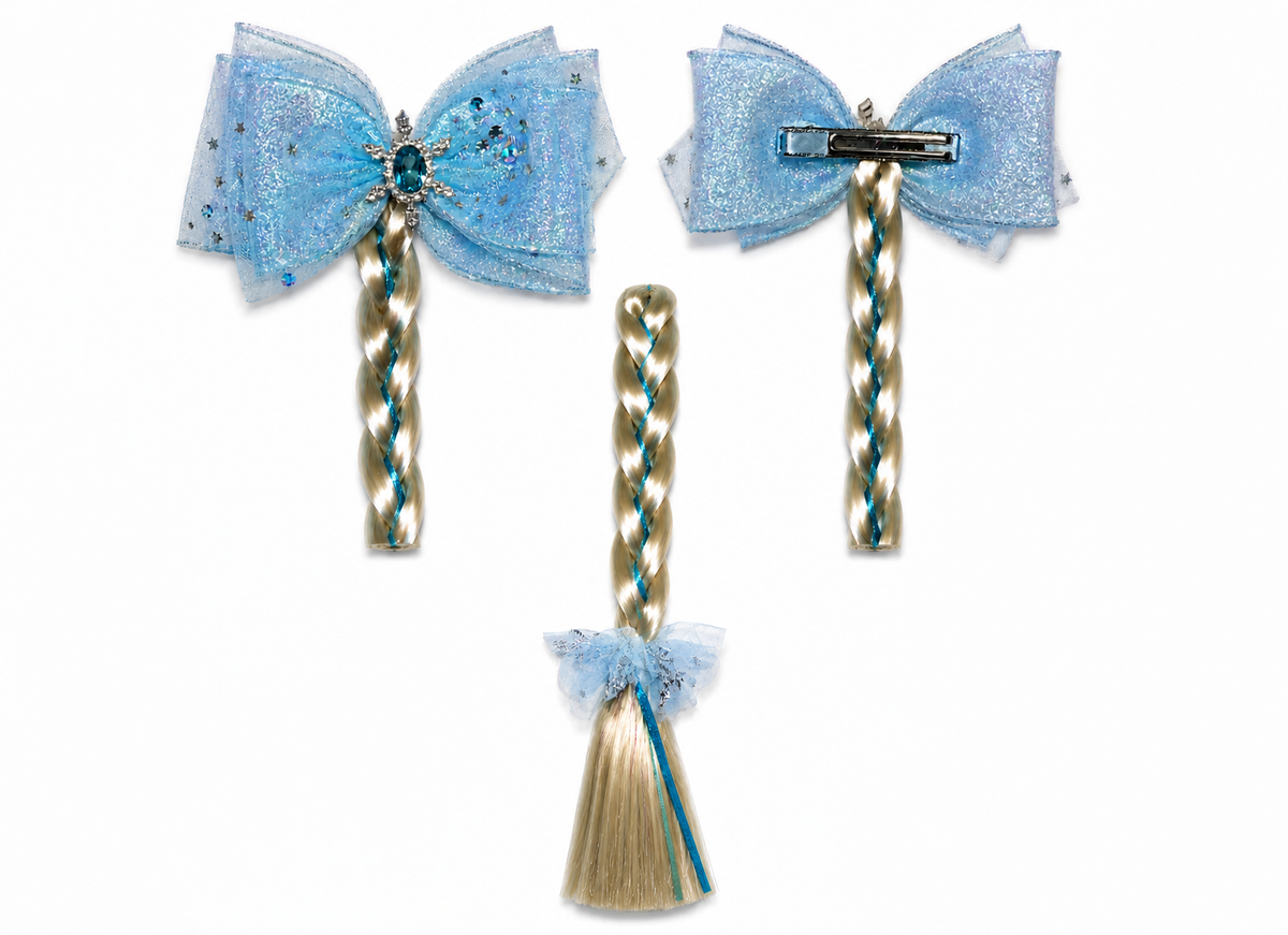 Snowflake Braided Hair Clip