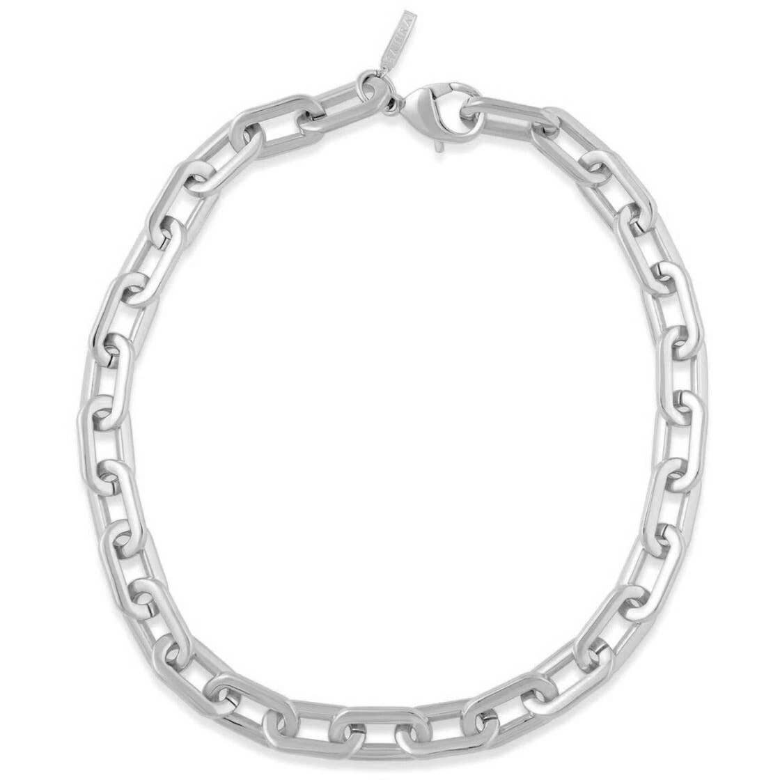 Silver Jenna Link Necklace