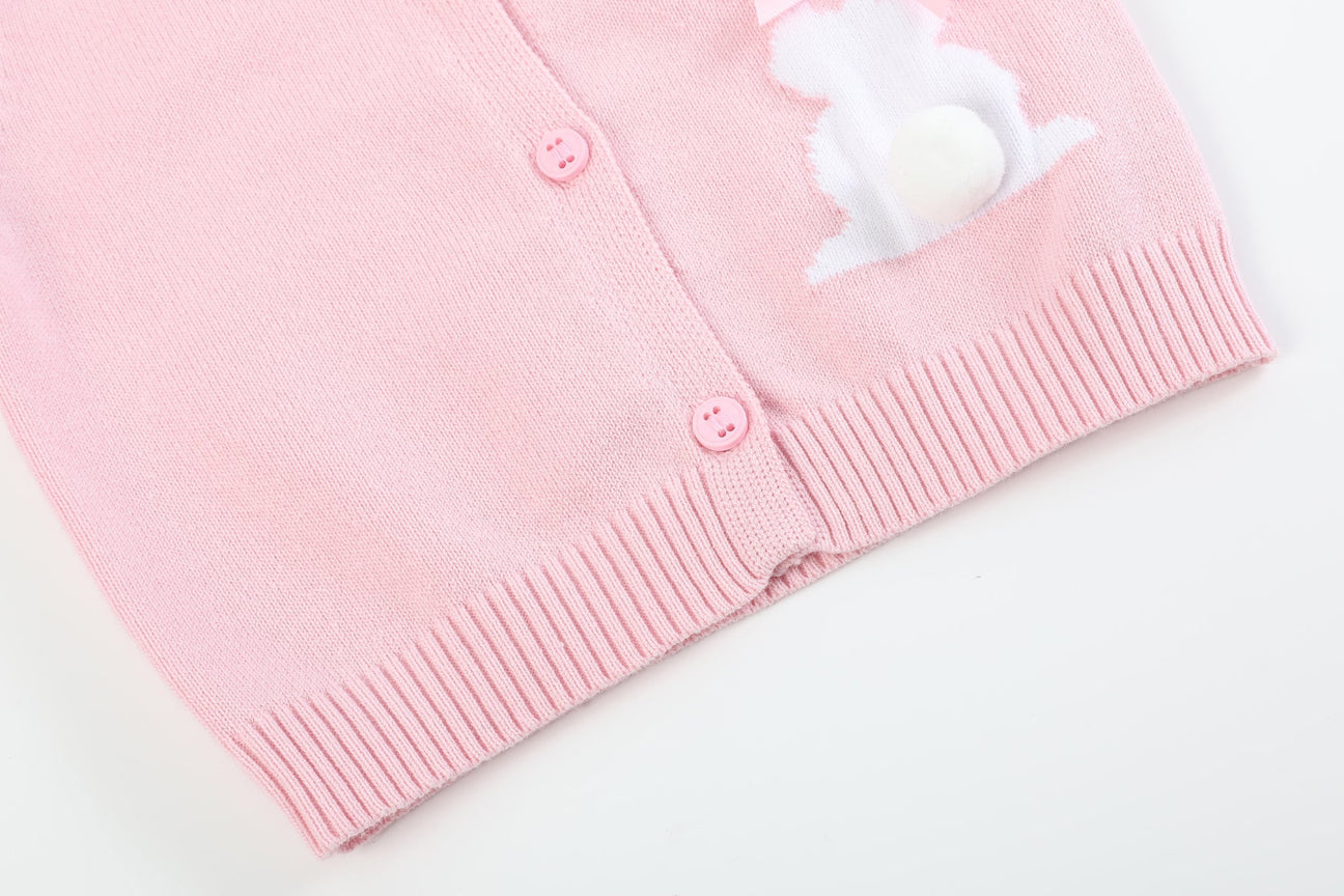 Knit Easter Bunny Cardigan