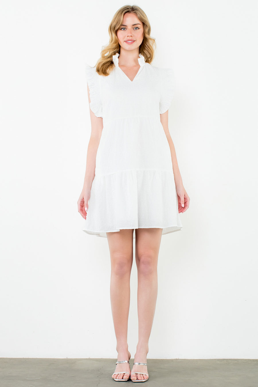 Jenny Ruffle Gingham Dress