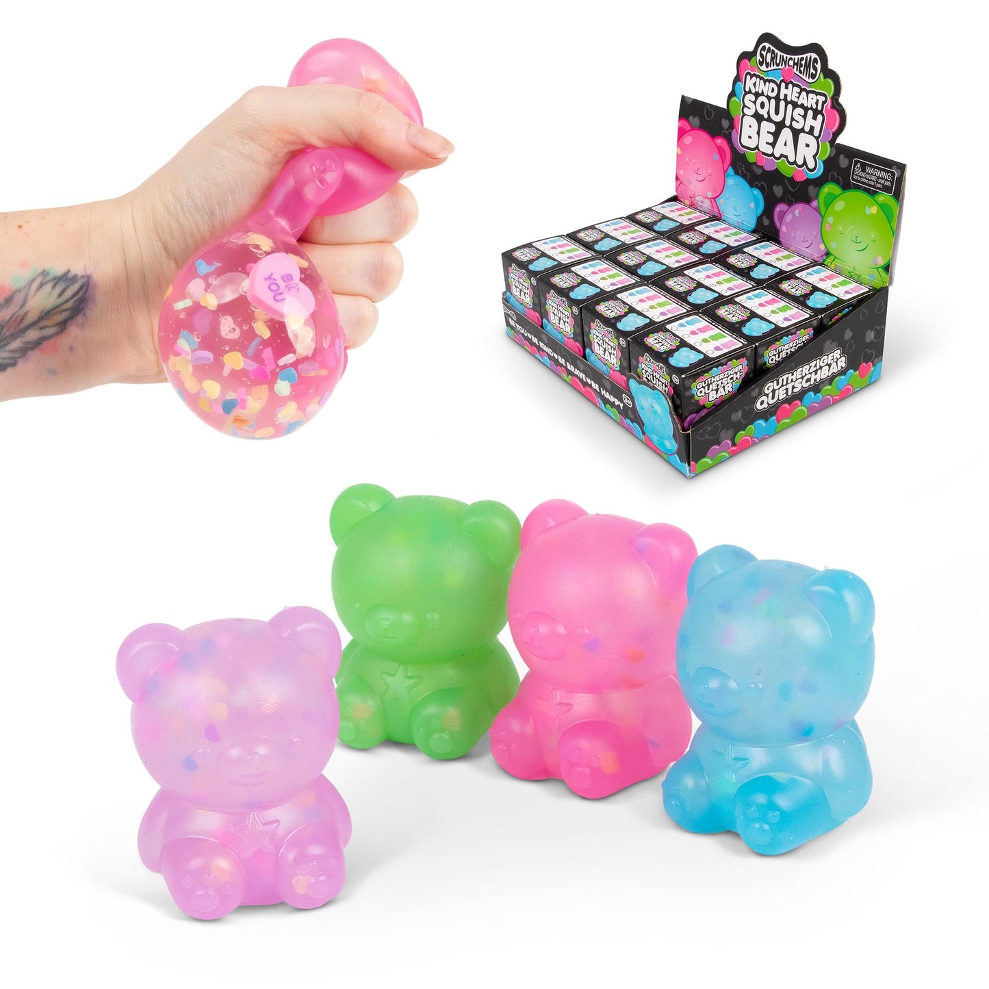 Scrunchems Kind Heart Squish Bear