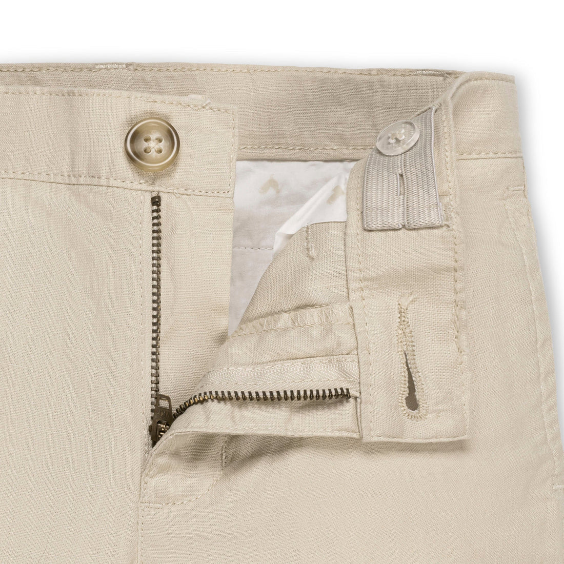 Sand Linen Suit Pants
