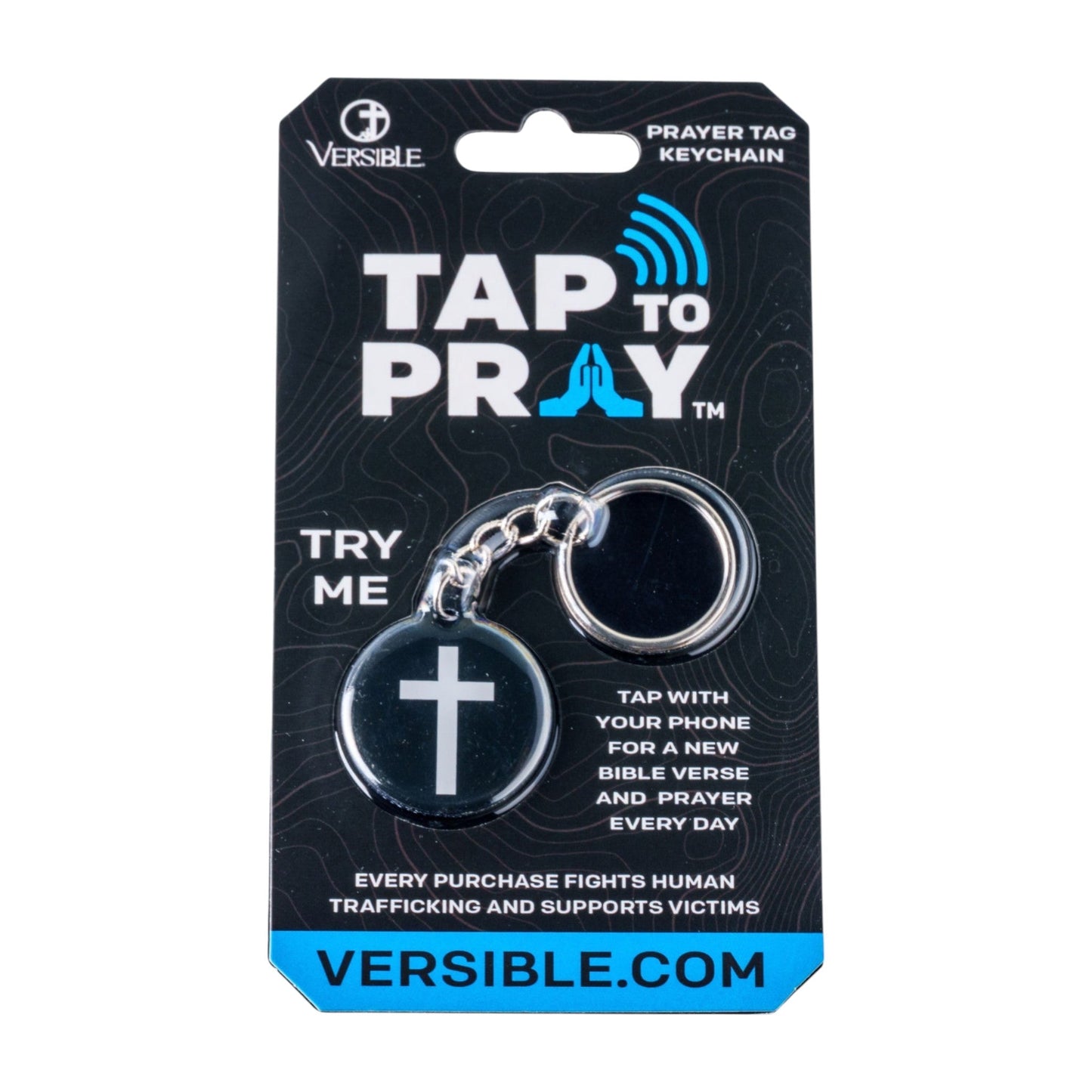 Tap To Pray Acrylic Keychain
