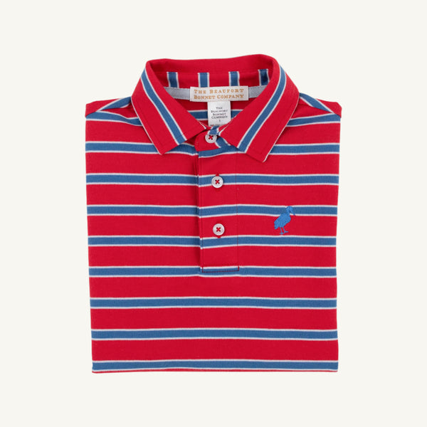 RWB Stripe Prim & Proper Polo