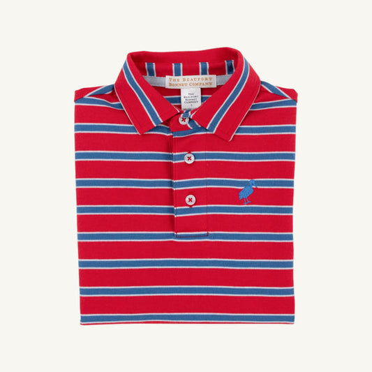 RWB Stripe Prim & Proper Polo