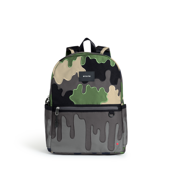 Camo Drip Kane Double Pocket Backpack
