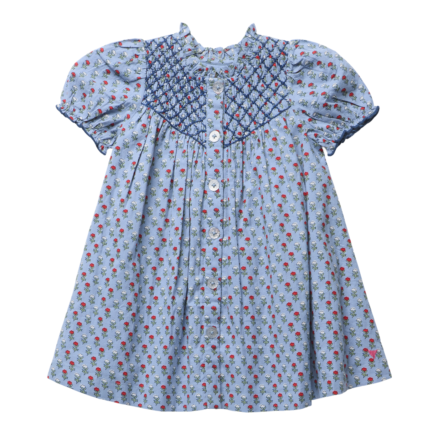 Light Blue Carnation Lucia Dress
