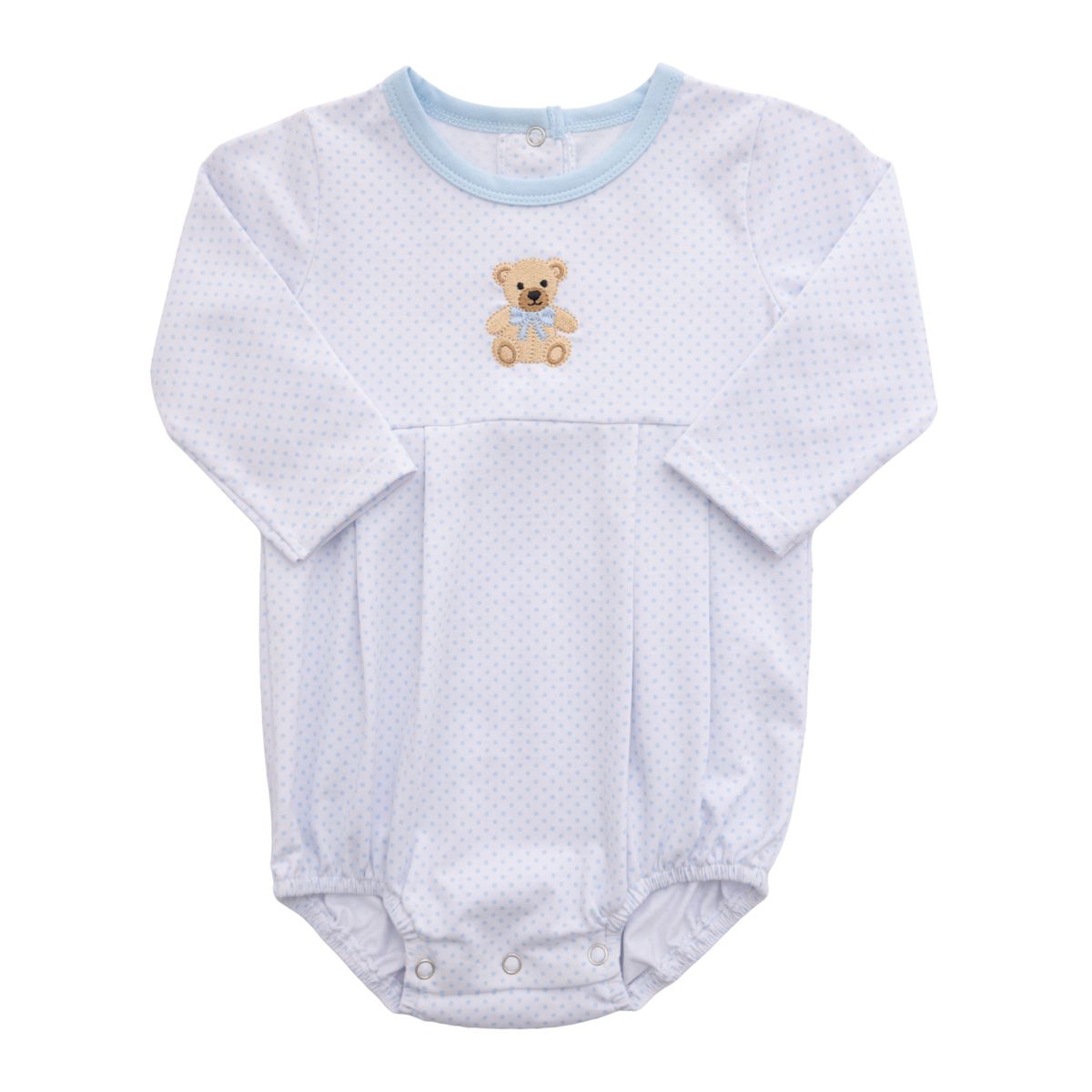 Blue Dot Teddy Bear Bubble