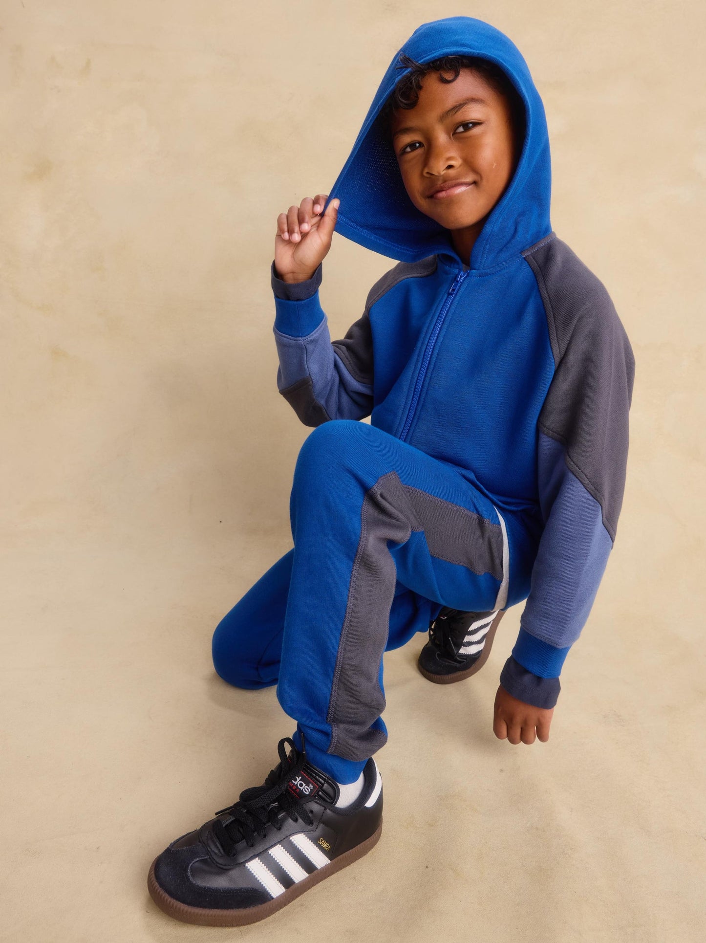 Royal Colorblock Hooded Jacket