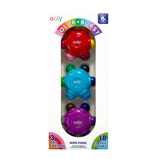 Color Burst Crayons - Set of 3