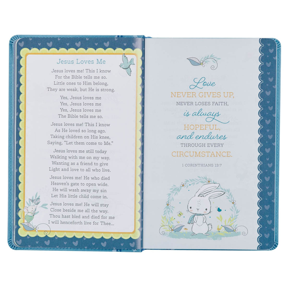 Blue Keepsake Bible
