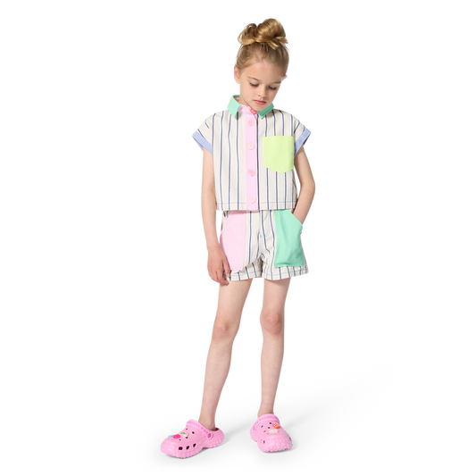 Striped Short-Sleeved Shirt