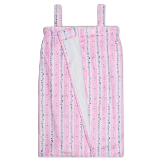 Floral Stripes Spa Wrap