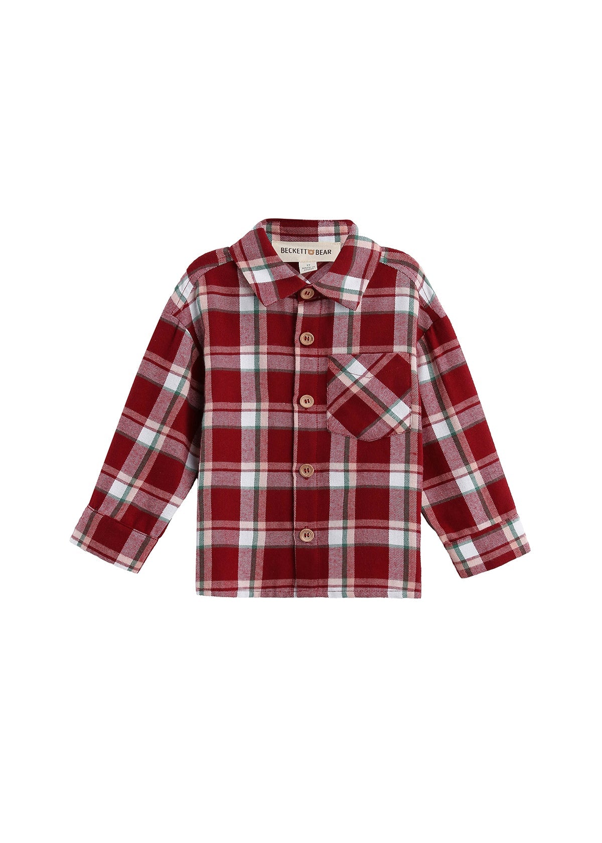 Joseph Plaid Flannel Button Up Shirt