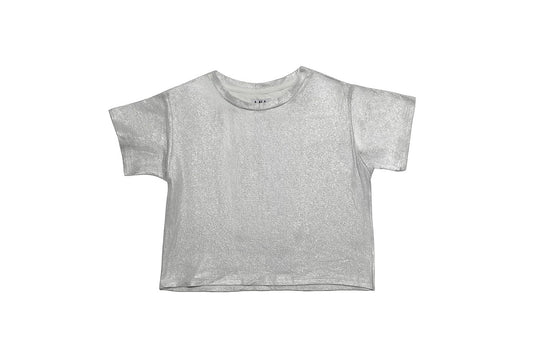 Silver Metallic Tee