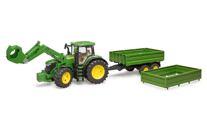 John Deere 7R 350 W/ Front Loader & Tipping Trailer