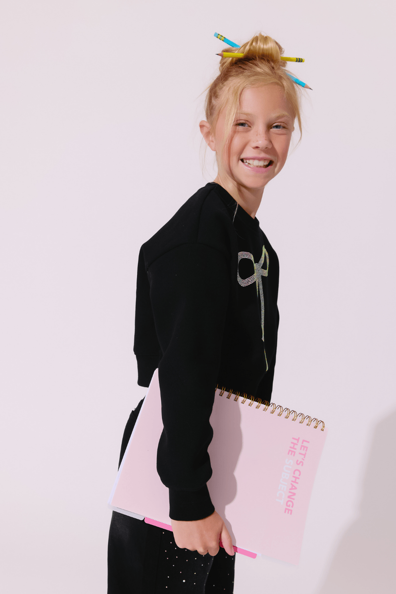 Sparkle Bow Sweatshirt