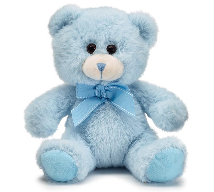 7" Sitting Blue Bear