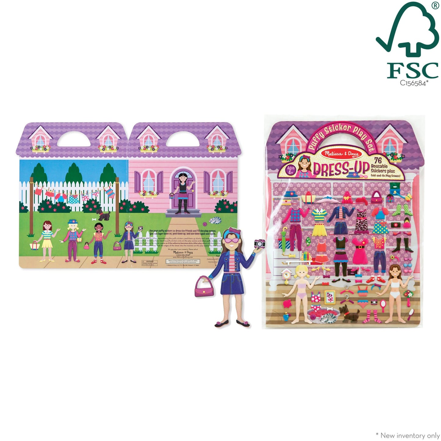 76pc Puffy Sticker Play Set - Princess