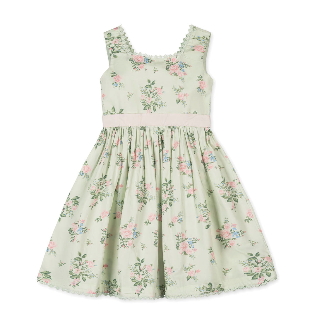 Chateau Floral Sateen Party Dress