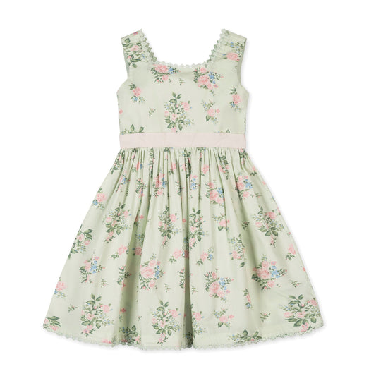 Chateau Floral Sateen Party Dress