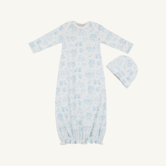 Sir Proper's Sweet Arrival Adorable Everyday Set - Beale Street Blue