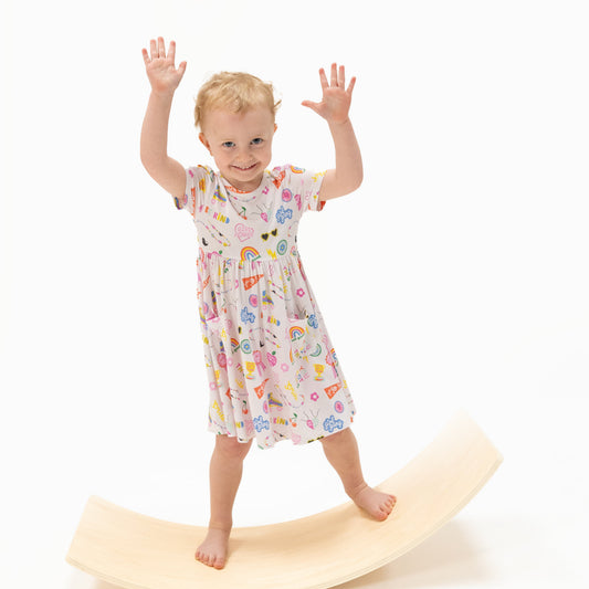 Girl Power Twirly Dress Set