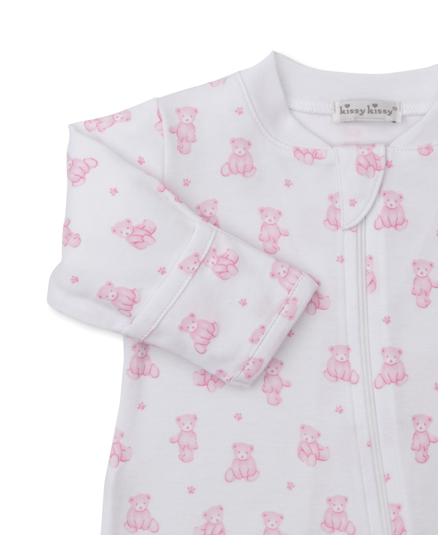 Teddy Bears Pink Footie
