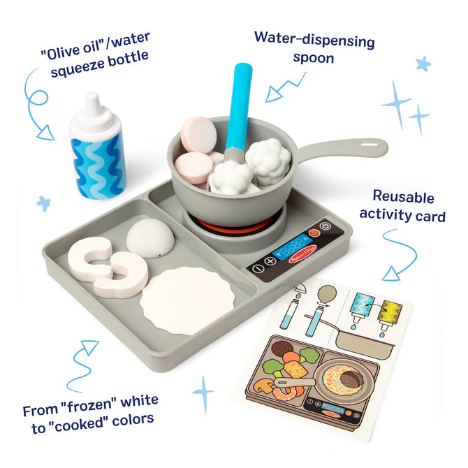 Simmer & Stir Stovetop Play Set - Color Changing