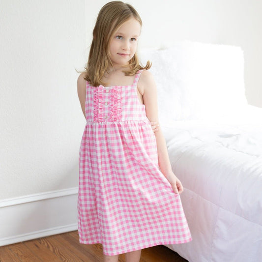 Pink Gingham Gown